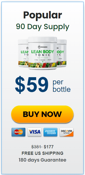 Nagano Lean Body Tonic 3 Bottles